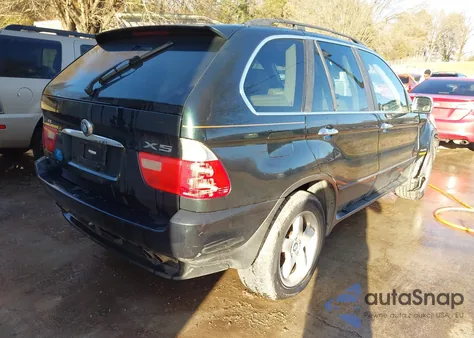 2002 BMW X5 4.4I z USA, uszkodzony, nr VIN 5UXFB33512LH38115